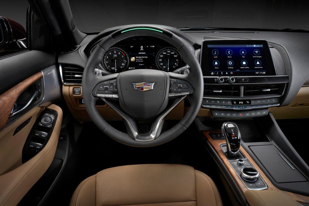 An enhanced version of Super Cruise will be available on the 2021 Cadillac CT5. Photo: Cadillac.