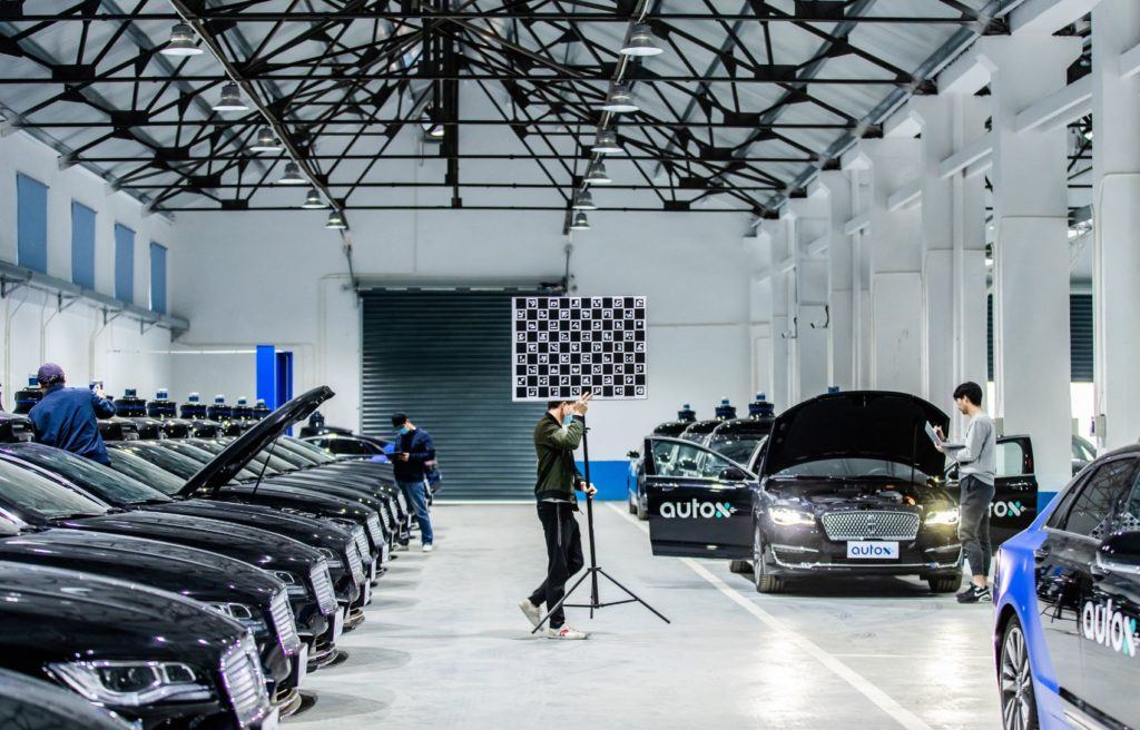 AutoX RoboTaxi Operations Center in Shanghai, one of the largest data hubs for self-driving cars in Asia.