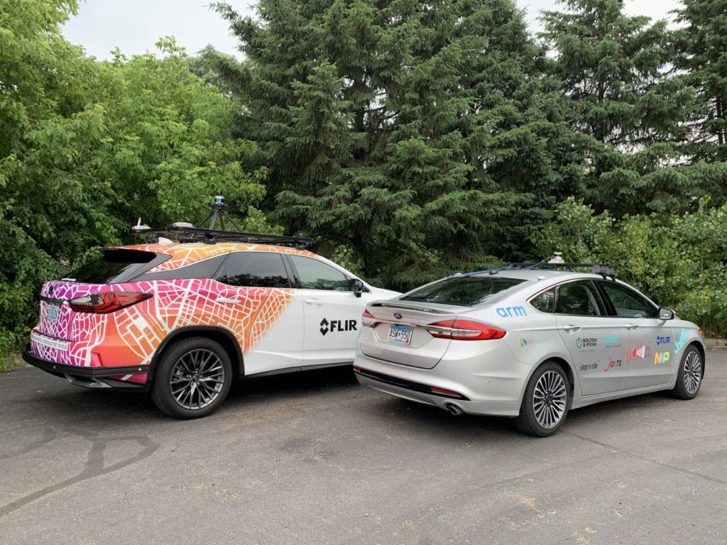 VSI Labs Ford Fusion and the FLIR Lexus SUV. The vehicles will embark on four nationwide trips as part of the Automated Drive Series.