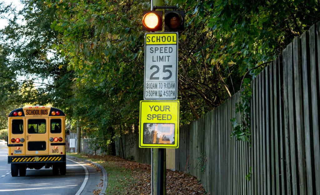 School zone.