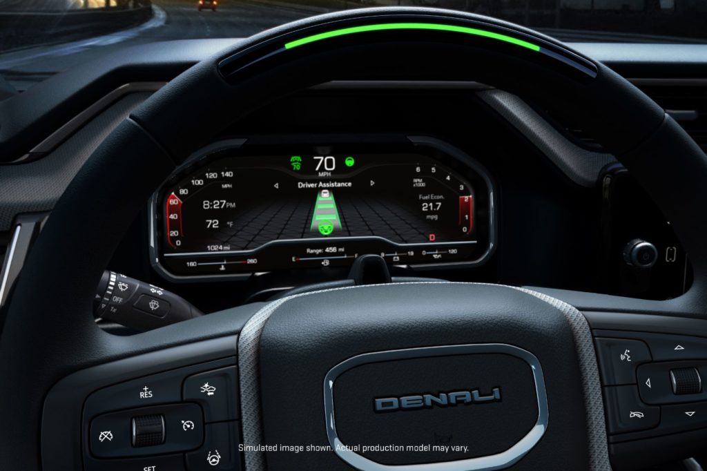 2022 GMC Sierra Denali with Super Cruise technology.