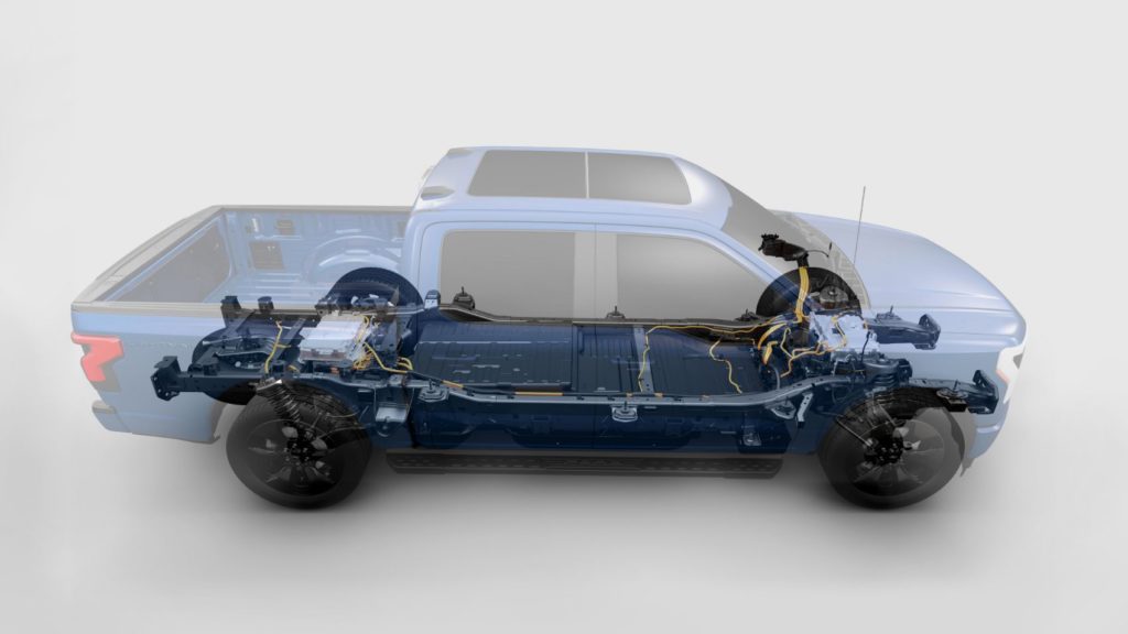 2022 Ford F-150 Lightning Cutaway.