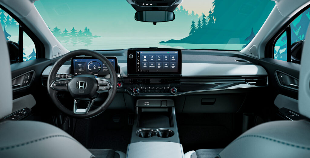 2024 Honda Prologue interior layout.