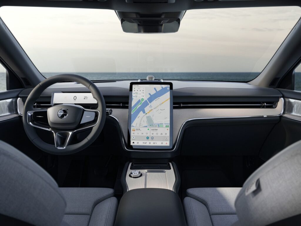 2024 Volvo EX90 interior layout. 